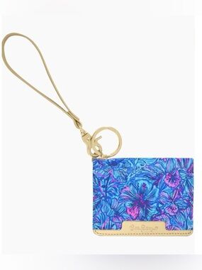 Lily Pulitzer snap card case wristlet
